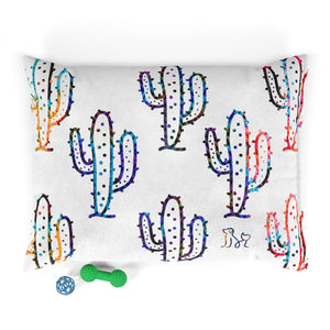 Colorful Cactus Dreams Pet Bed