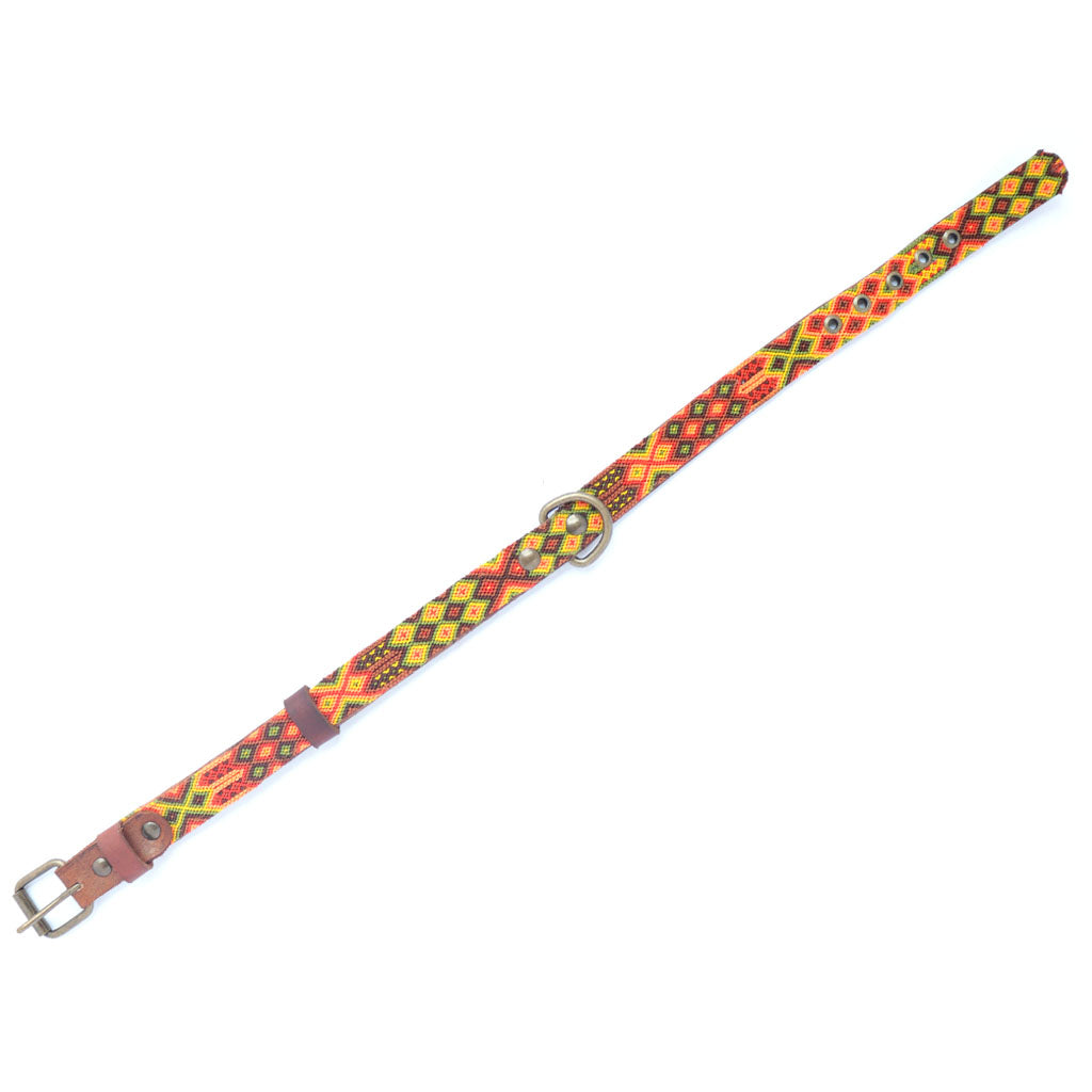Leo Y Lola Handmade Corzo Dog Collar - L