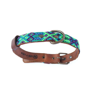 Leo Y Lola Handmade Corzo Dog Collar - M