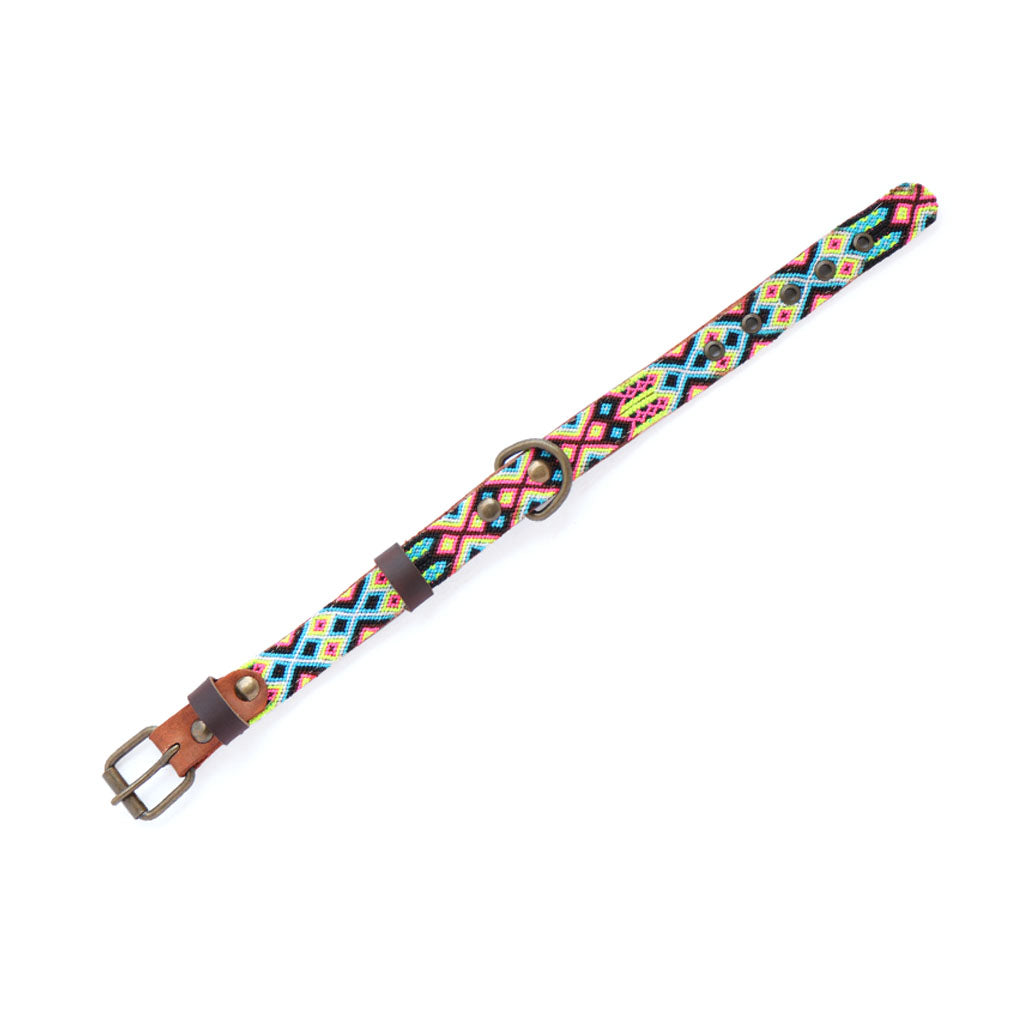 Leo Y Lola Handmade Corzo Dog Collar - S