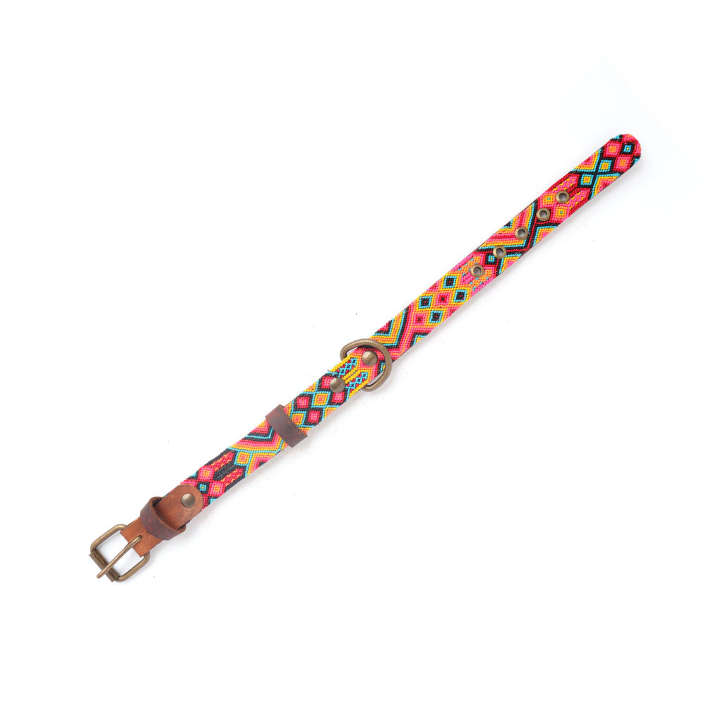 Leo Y Lola Handmade Corzo Dog Collar - S